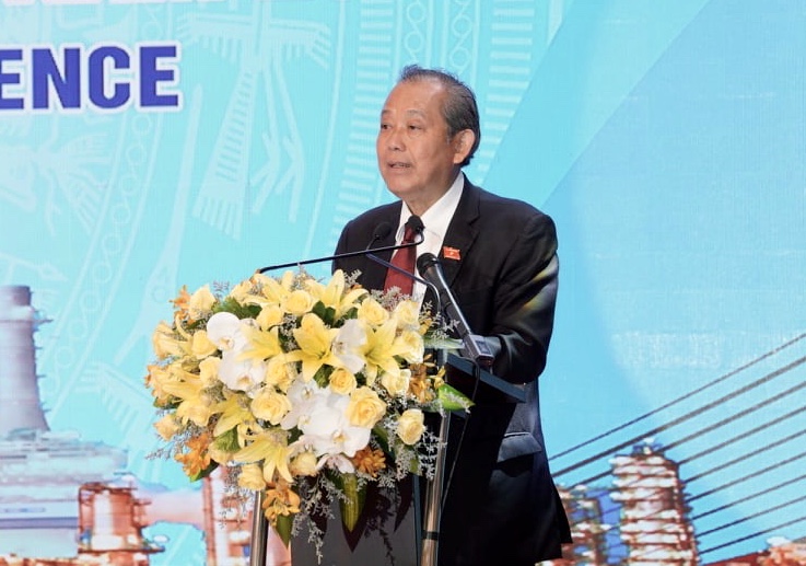 Phó Thủ tướng Thường trực Chính phủ Trương Hòa Bình phát biểu chỉ đạo Hội nghị