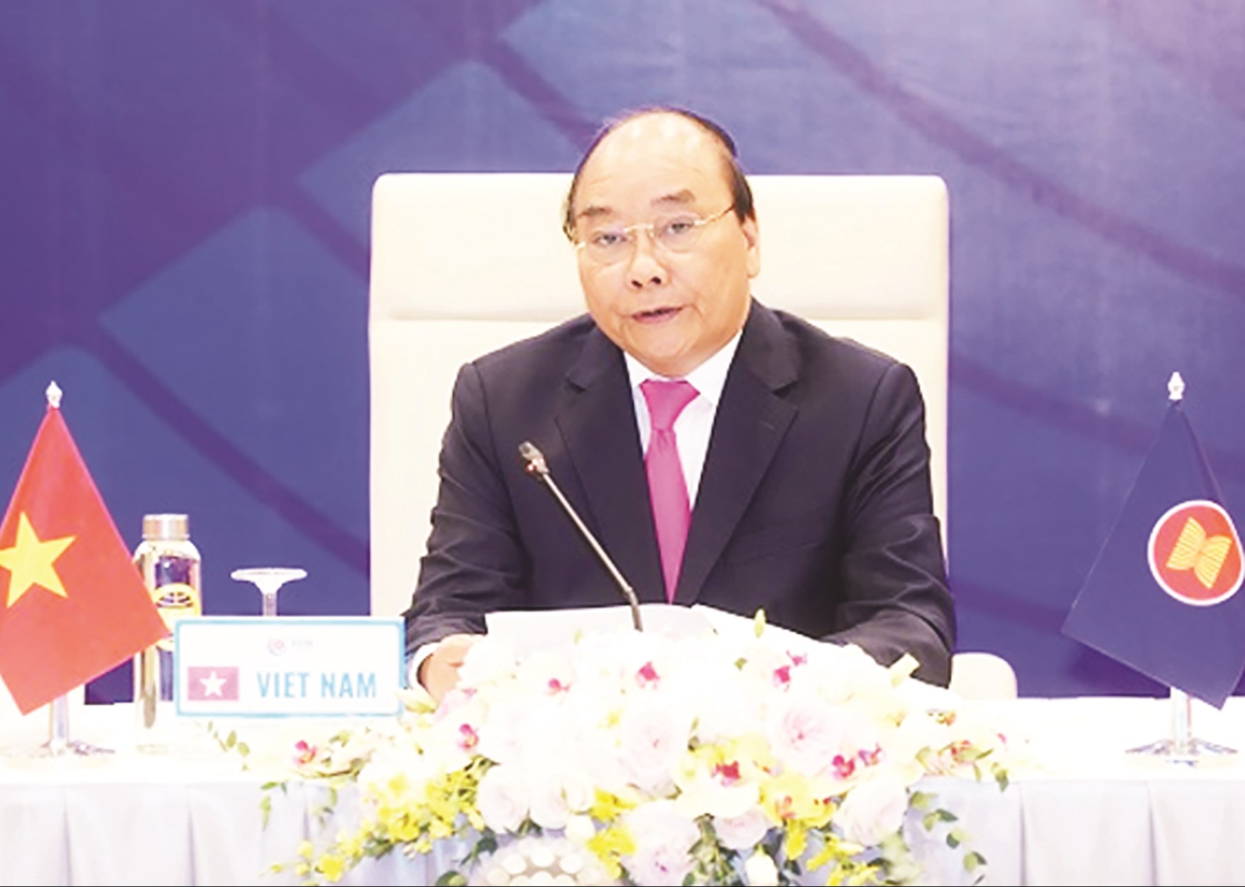 Thủ tướng Nguyễn Xuân Phúc phát biểu tại Hội nghị. 
