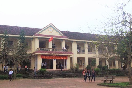 Một góc Trường THCS Lê Doãn Nhã, xã Sơn Thành, huyện Yên Thành (Nghệ An) - nới có giáo viên hợp đồng nhưng không được xét tuyển đặc cách. Ảnh: TL