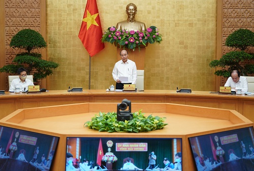Thủ tướng Nguyễn Xuân Phúc chủ trì Hội nghị - Ảnh: VGP/Quang Hiếu