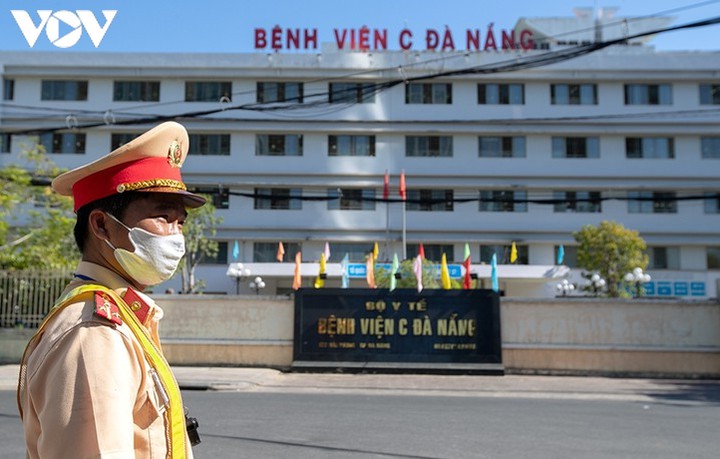 Bệnh viện Đà Nẵng là một trong ba bệnh viện trở thành ổ dịch Covid-19. 