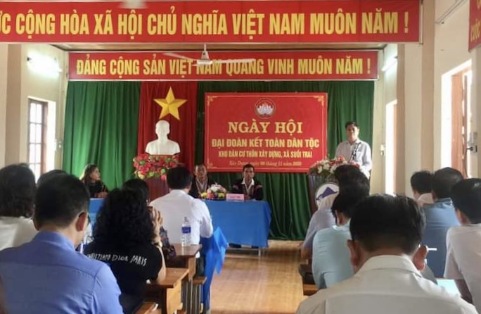 Ông Huỳnh Tấn Việt dự Ngày hội ở Suối Trai