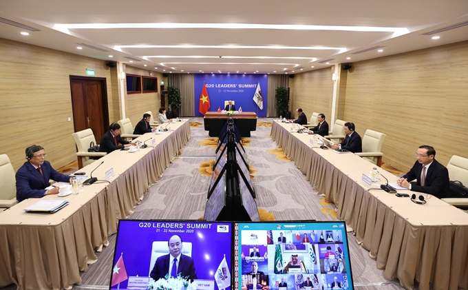 Thủ tướng Nguyễn Xuân Phúc tham dự Hội nghị thượng đỉnh G20 