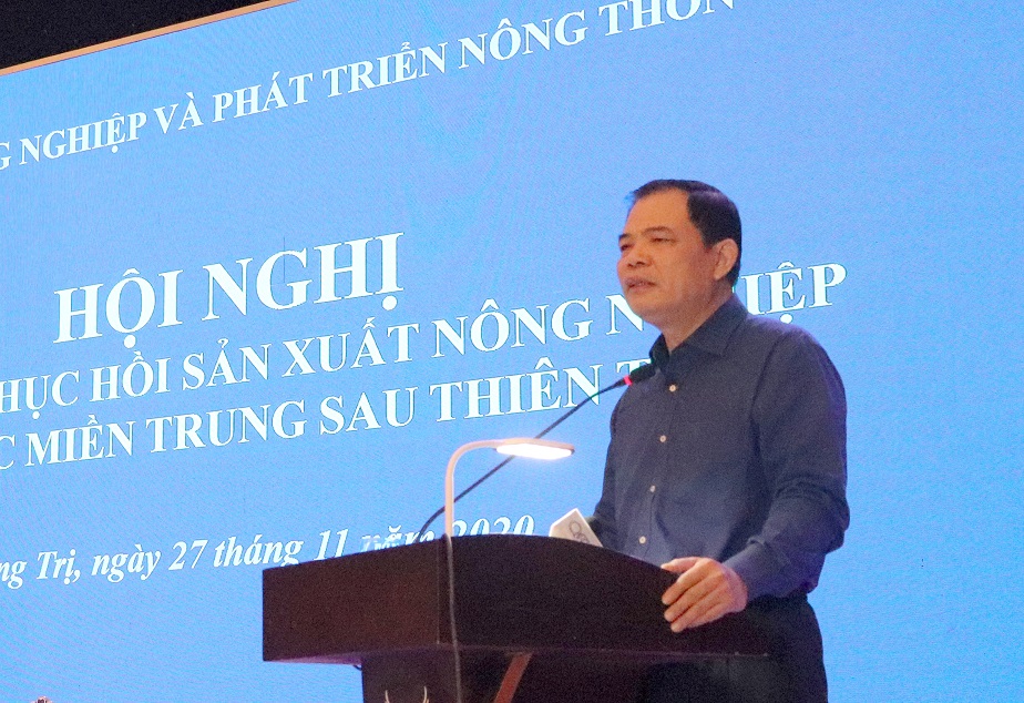 Bộ trưởng Bộ NN&PTNT Nguyễn Xuân Cường phát biểu tại Hội nghị