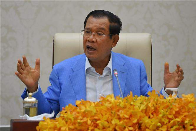 Thủ tướng Campuchia Samdech Techo Hun Sen. Ảnh: AFP/TTXVN