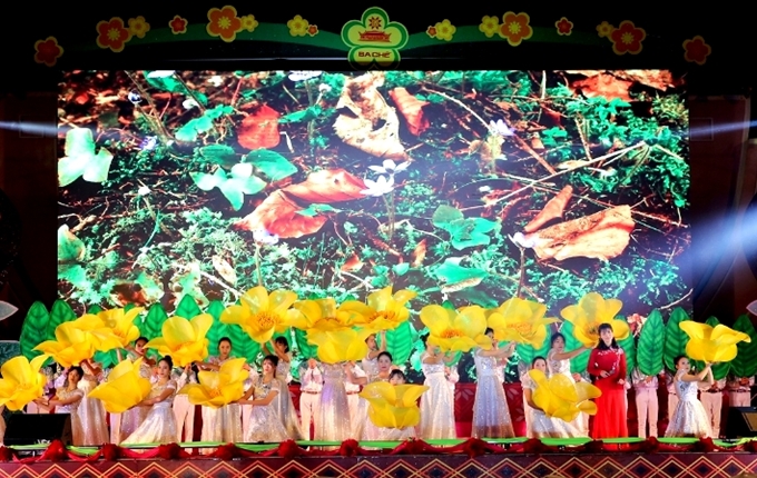 Lễ hội Trà hoa vàng Ba Chẽ lần thứ 3 với chủ đề “Trà hoa vàng - Danh trà đất Việt”. (Ảnh: Sở DLQN)