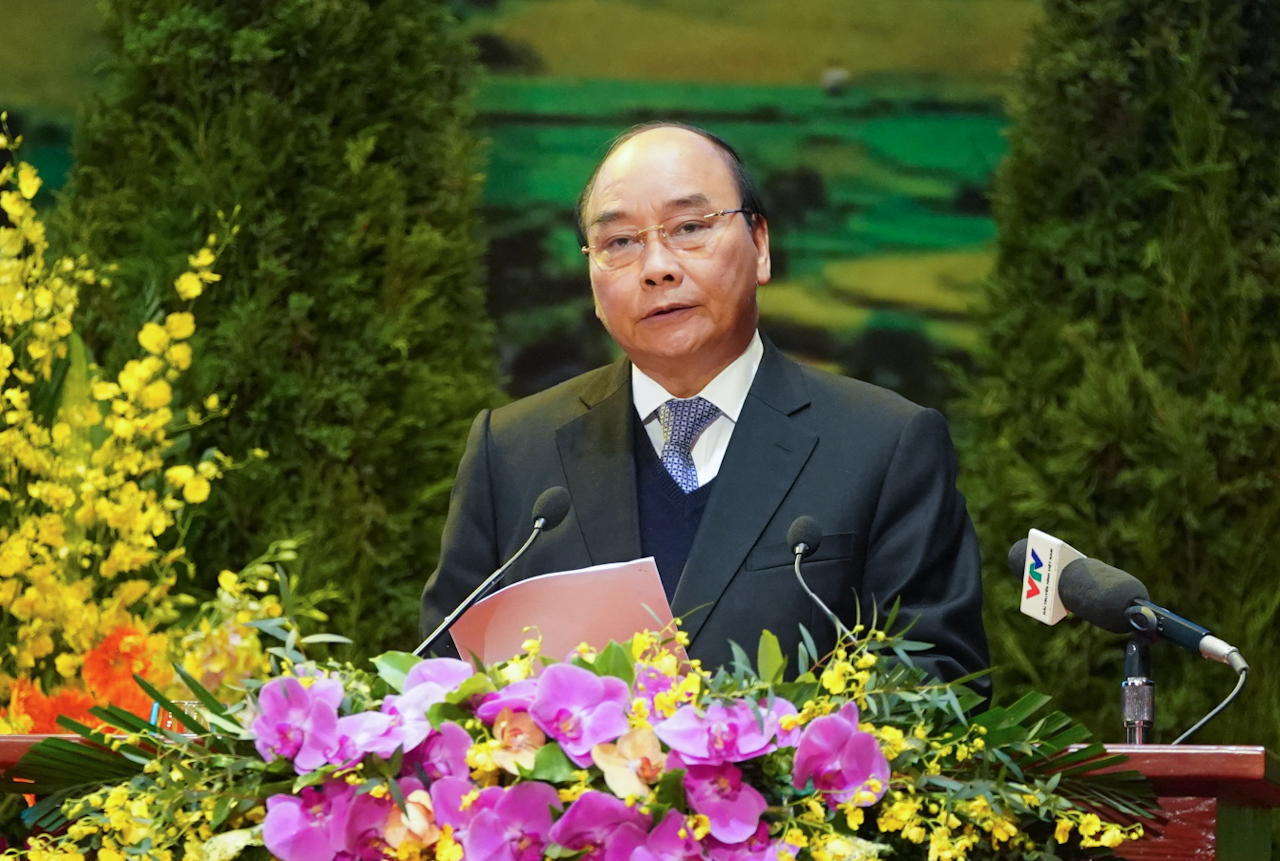 Thủ tướng Chính phủ Nguyễn Xuân Phúc phát biểu tại Đại hội