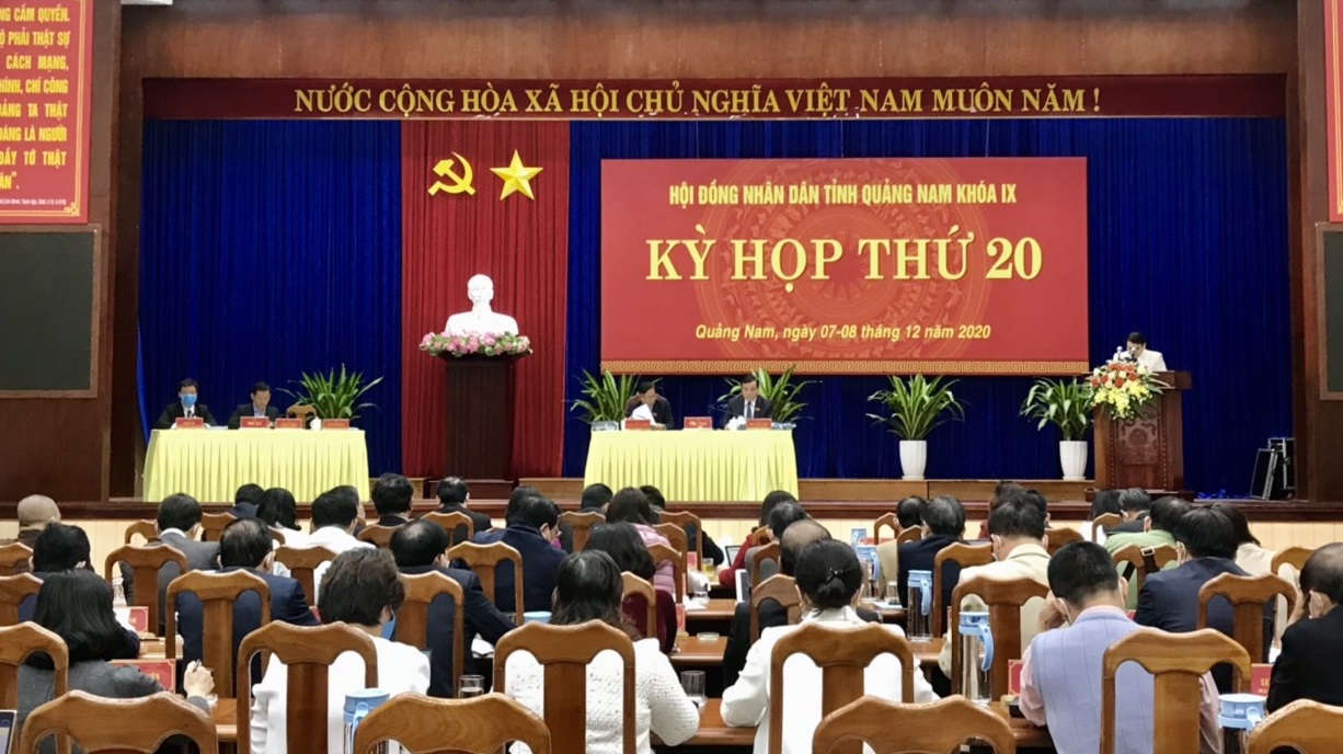 Kỳ họp thứ 20 - HĐND tỉnh Quảng Nam