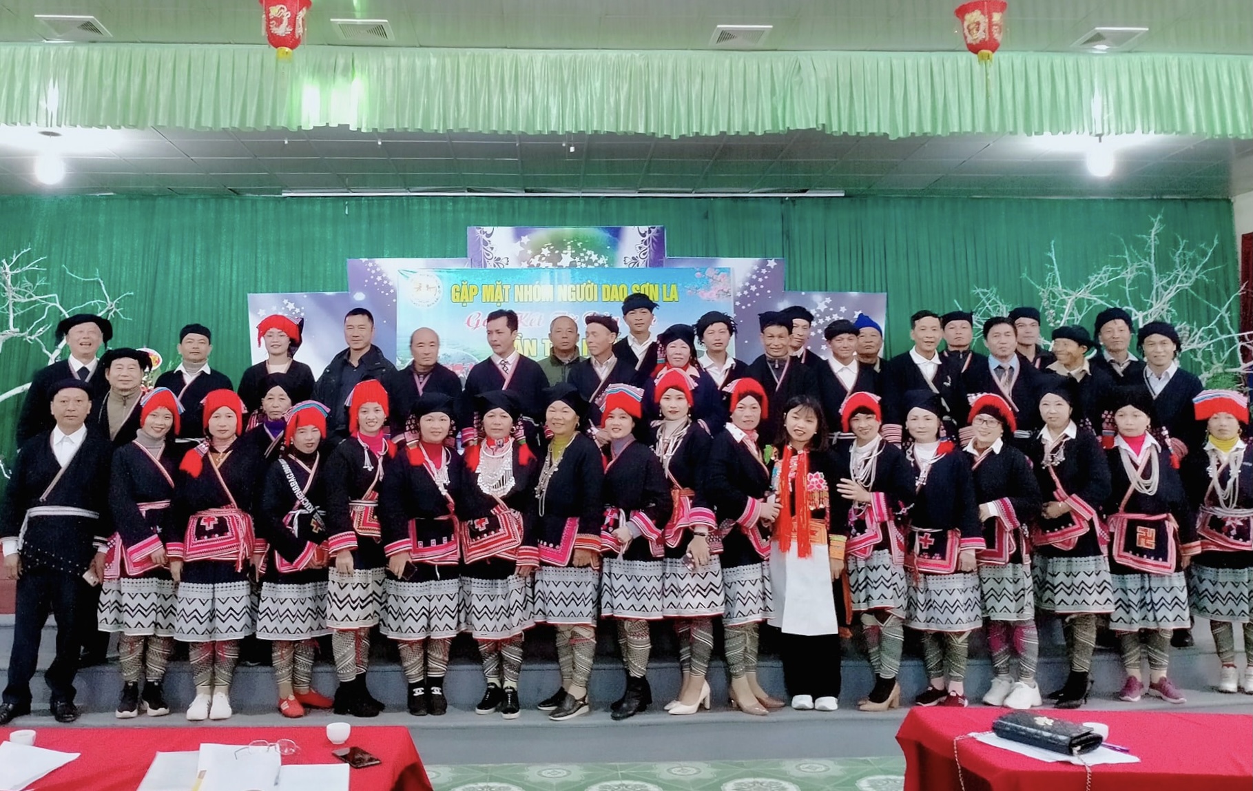 Những đại biểu người dân tộc Dao tại Chương trình gặp mặt cộng đồng dân tộc Dao tỉnh Sơn La