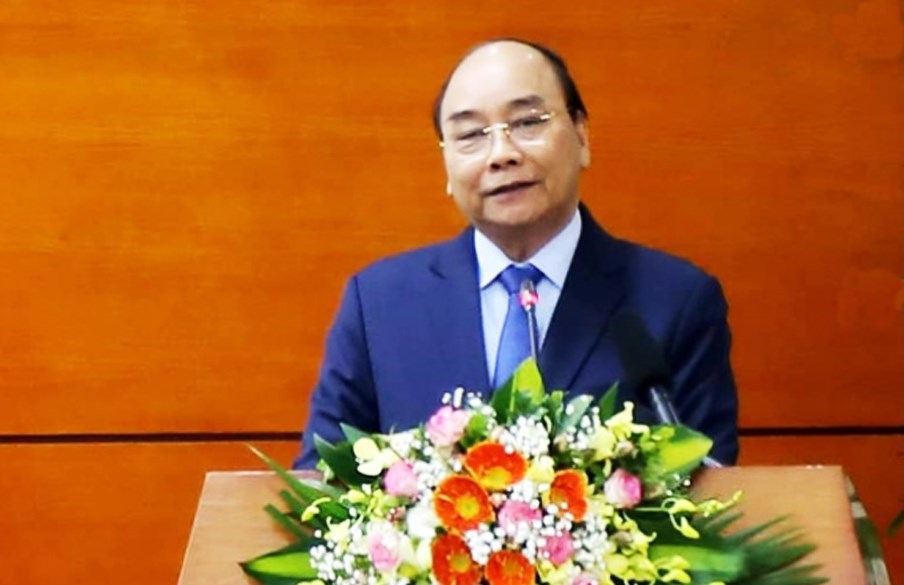 Thủ tướng Nguyễn Xuân Phúc phát biểu tại Hội nghị trực tuyến tổng kết ngành nông nghiệp năm 2020 và triển khai kế hoạch năm 2021 do Bộ Nông nghiệp và Phát triển nông thôn tổ chức chiều 24/12 tại Hà Nội