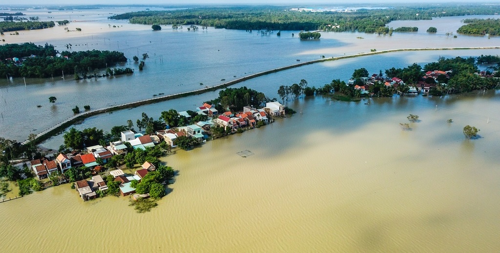 TP. Tam Kỳ (Quảng Nam) đã qua nhiều lần ngập lụt lịch sử