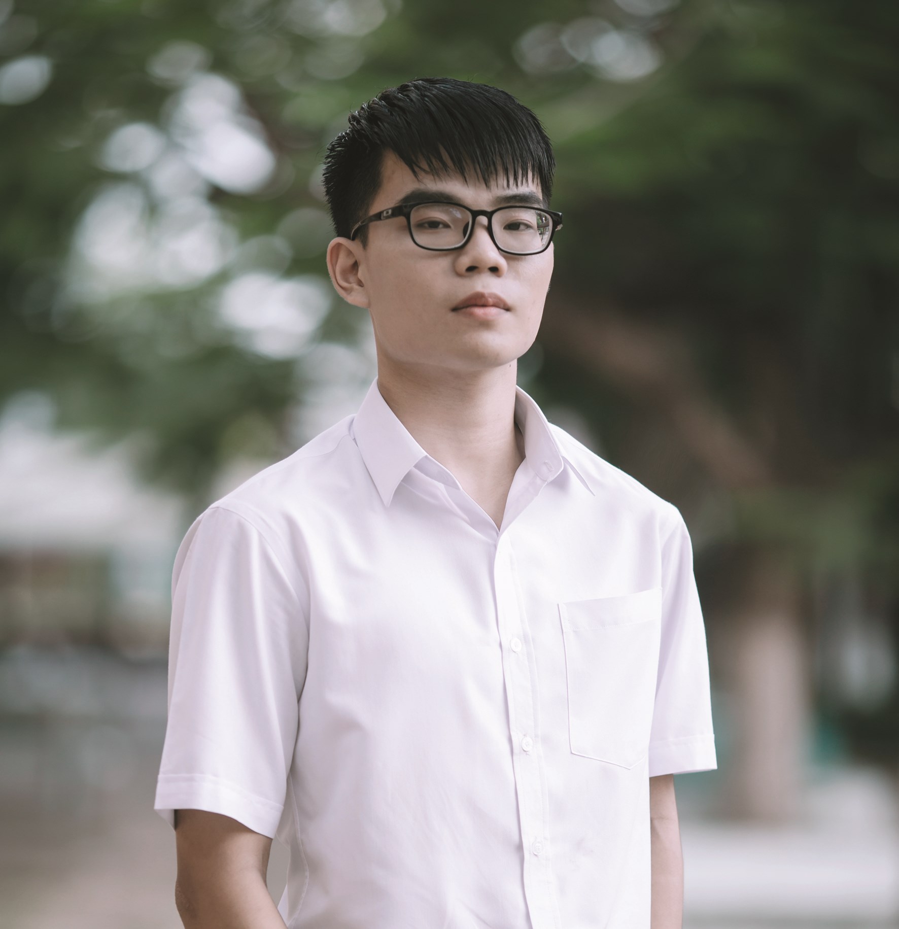Nguyễn Đăng Lộc, 18 tuổi, là đại biểu trẻ nhất tham dự Đại hội. 