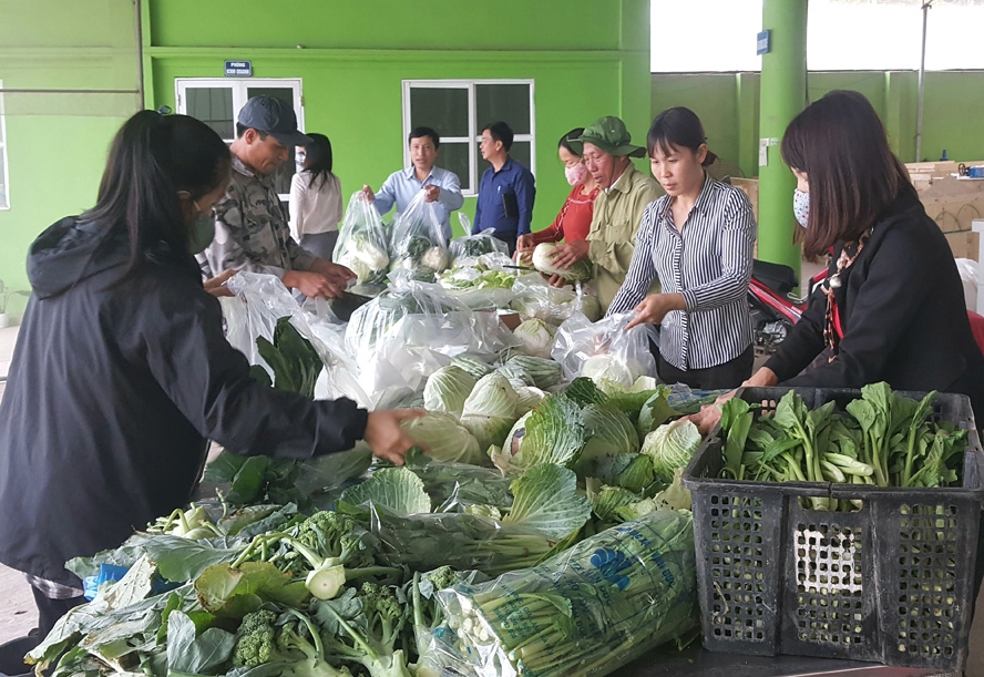 Các sản phẩm nông sản đạt OCOP xã Văn Đức, huyện Gia Lâm được người tiêu dùng ưa chuộng.