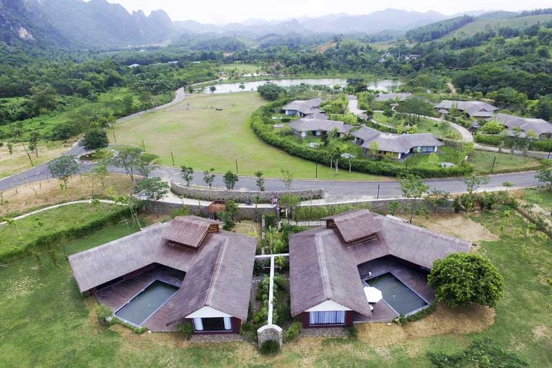 Khu nghỉ dưỡng cao cấp của huyện Kim Bôi.