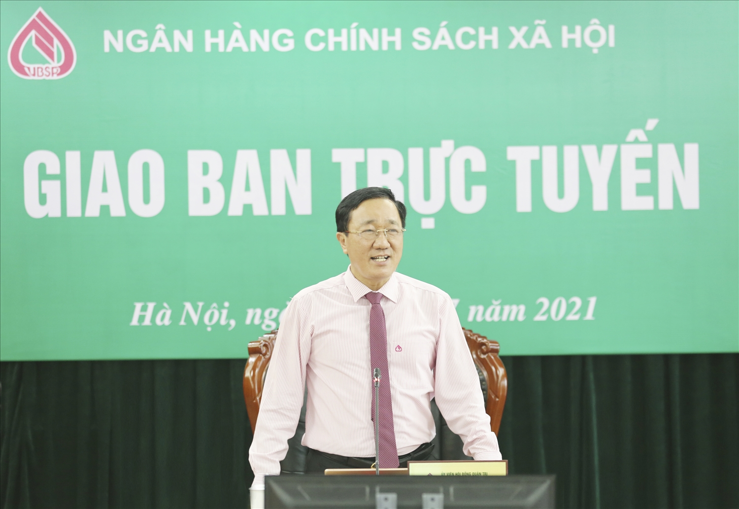 Tổng Giám đốc Dương Quyết Thắng phát biểu chỉ đạo tại buổi họp giao ban