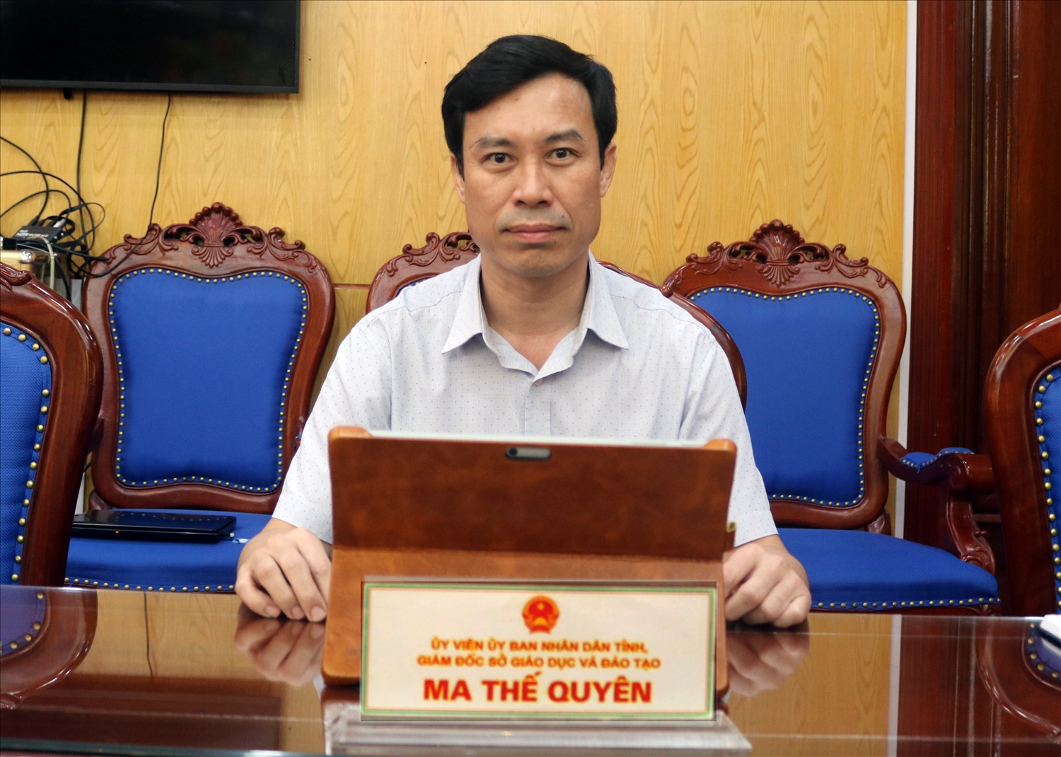 Ông Ma Thế Quyên, Giám đốc Sở GD&ĐT tỉnh Bắc Kạn.