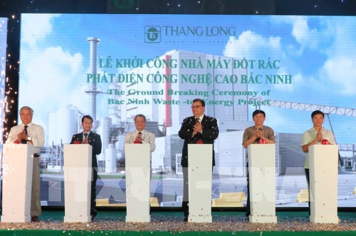  Công ty Cổ phần Môi trường Năng lượng Thăng Long khởi công dự án tại xã Phù Lãng, huyện Quế Võ năm 2019.