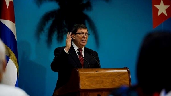 Bộ trưởng Ngoại giao Cuba Bruno Rodriguez phản đối mạnh mẽ lệnh trừng phạt của Mỹ (Ảnh: AFP) 