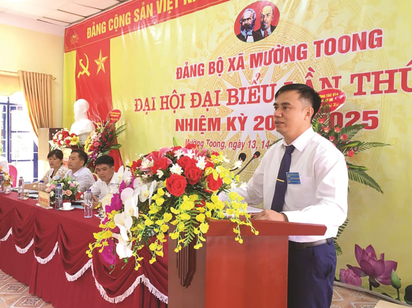 Ông Nguyễn Quang Hưng, Bí thư Huyện ủy Mường Nhé (Điện Biên)