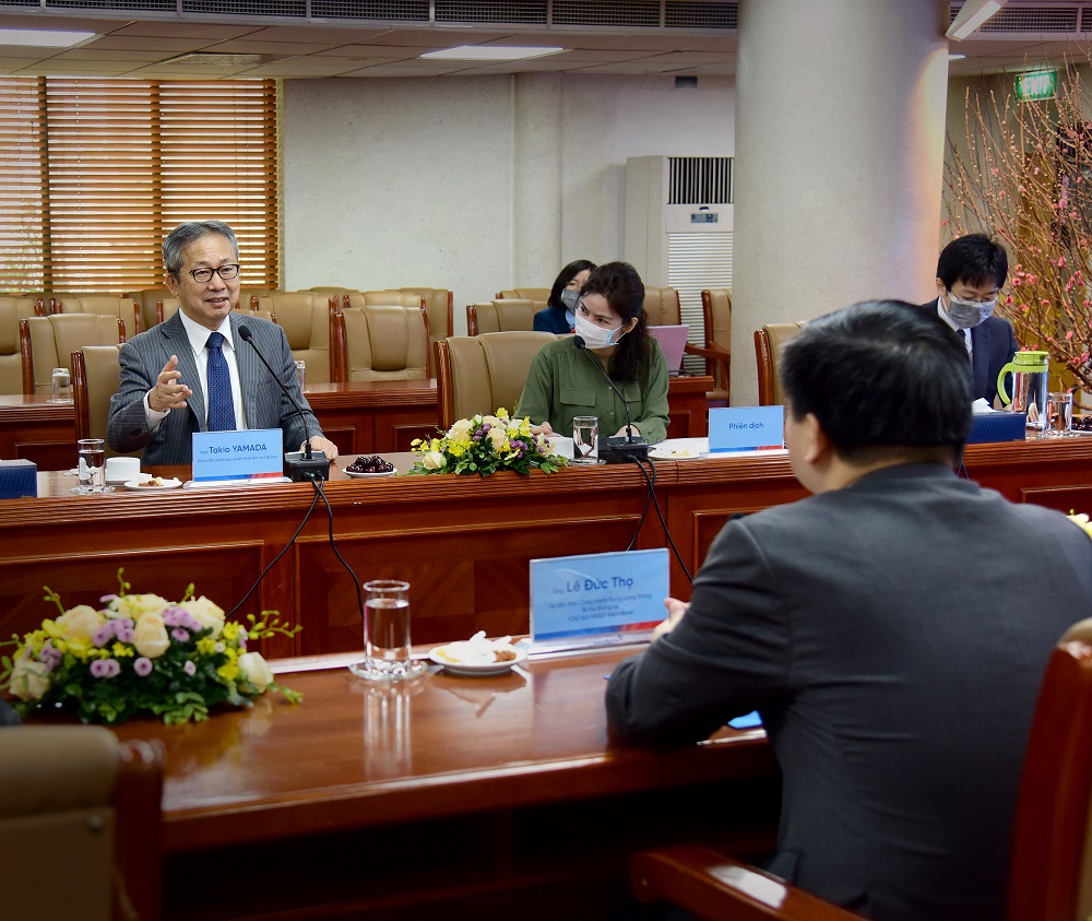 Ông Takio Yamada - Đại sứ Đặc mệnh toàn quyền Nhật Bản đánh giá cao mối quan hệ hợp tác chiến lược giữa VietinBank và MUFG Bank