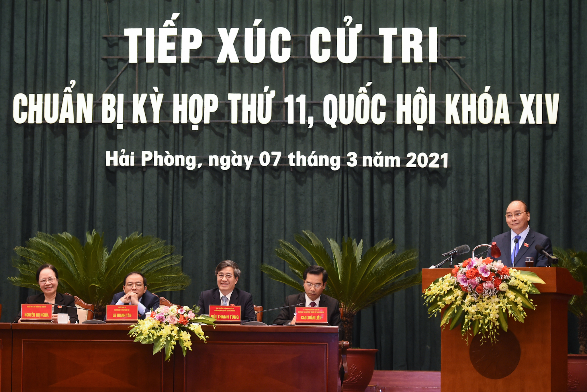 Thủ tướng Nguyễn Xuân Phúc tiếp xúc cử tri Thành phố Hải Phòng 7