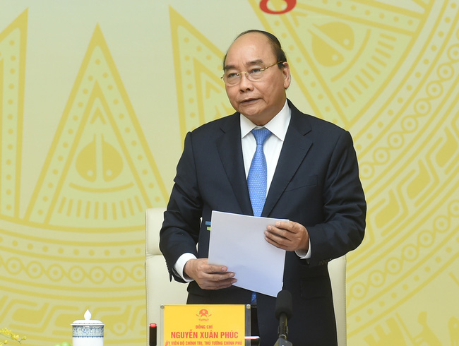 Thủ tướng Nguyễn Xuân Phúc khẳng định, Chính phủ tiếp tục phối hợp chặt chẽ, phát huy vai trò của MTTQ Việt Nam trong việc xây dựng, hoạch định chính sách, hoàn thiện hệ thống pháp luật. (Ảnh: VGP)