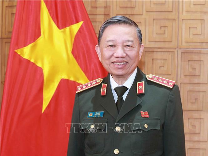 Đại tướng Tô Lâm, Ủy viên Bộ Chính trị, Bộ trưởng Bộ Công an. Ảnh: TTXVN