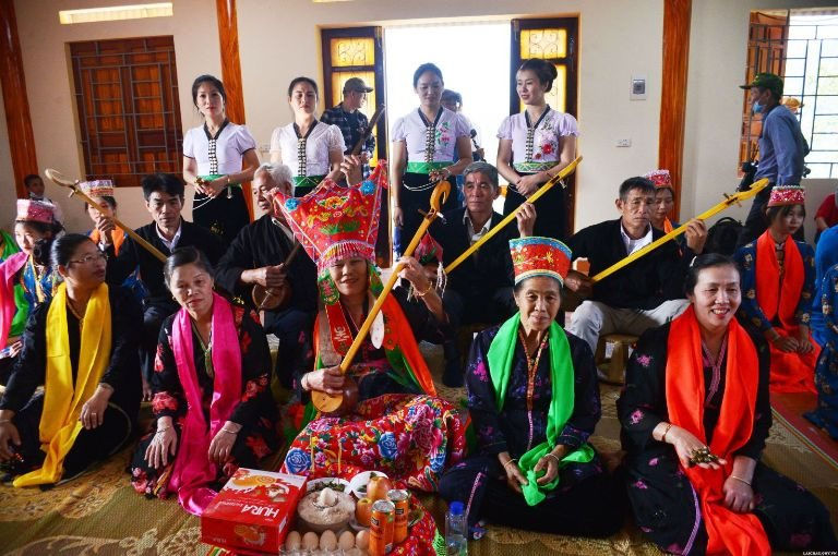 Lai Châu: Dân tộc Thái (trắng) tổ chức Lễ hội Then Kin Pang 1
