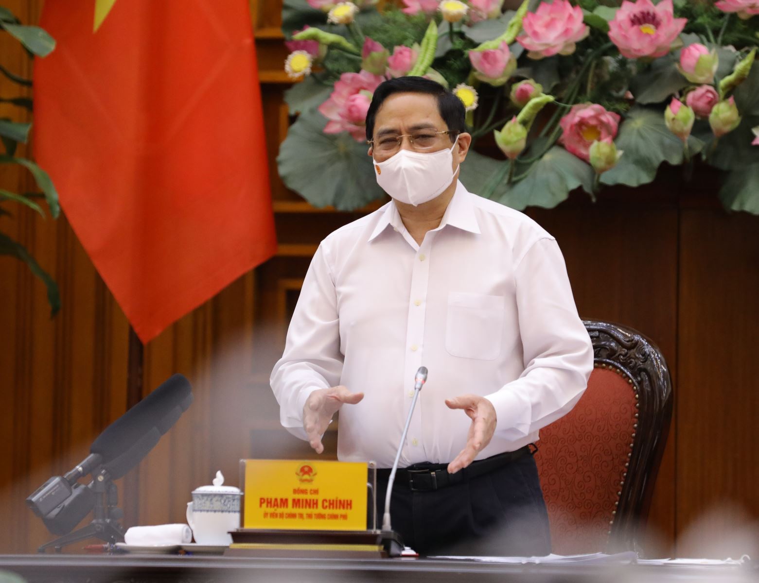 Thủ tướng Phạm Minh Chính phát biểu chỉ đạo. Ảnh: Văn Điệp/TTXVN