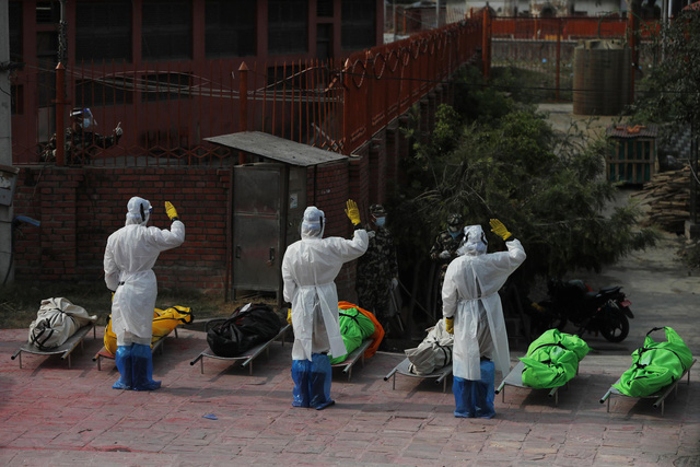 Nepal bùng phát làn sóng dịch mới do virus xâm nhập qua biên giới với Ấn Độ. (Ảnh: AP)