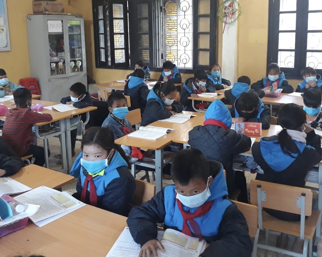 Một tiết học của học sinh trên địa bàn huyện Điện Biên Đông (Ảnh: pgddienbiendong.edu.vn)