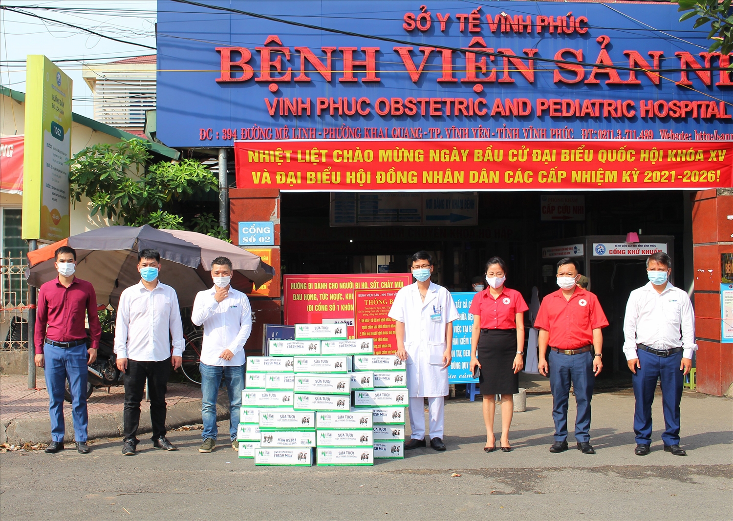 Mộc Châu Milk đã chuyển các sản phẩm đến các bệnh viện, điểm trường học đang cách ly cần hỗ trợ trên địa bàn tỉnh Vĩnh Phúc và Bắc Giang ngay trong ngày