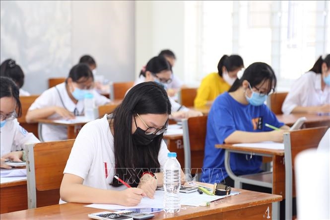Sở GD&ĐT Quảng Bình tăng cường các biện pháp phòng, chống dịch Covid-19 trong kỳ thi tốt nghiệp THPT (Ảnh minh họa/TTXVN)
