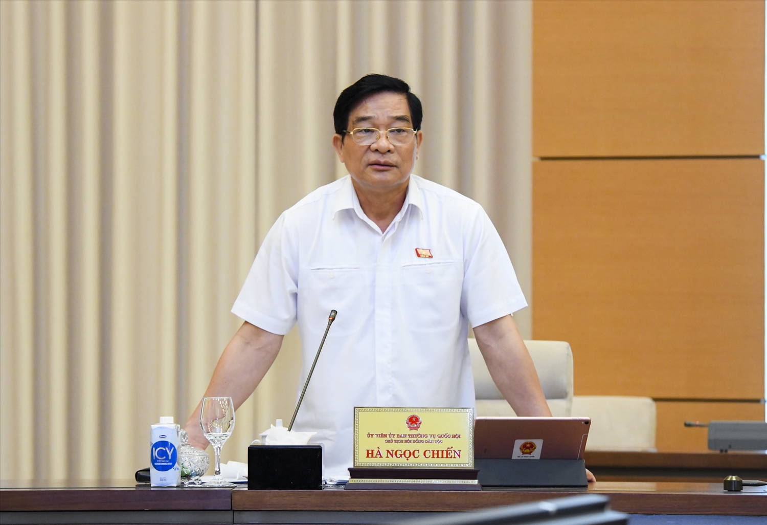 Chủ tịch Hội đồng Dân tộc của Quốc hội Hà Ngọc Chiến