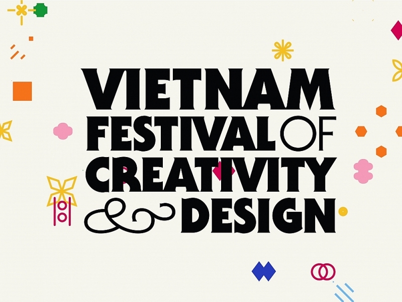 Logo của Liên hoan Sáng tạo & Thiết kế Việt Nam lần thứ ba được tổ chức tại Việt Nam. (Nguồn: BTC)