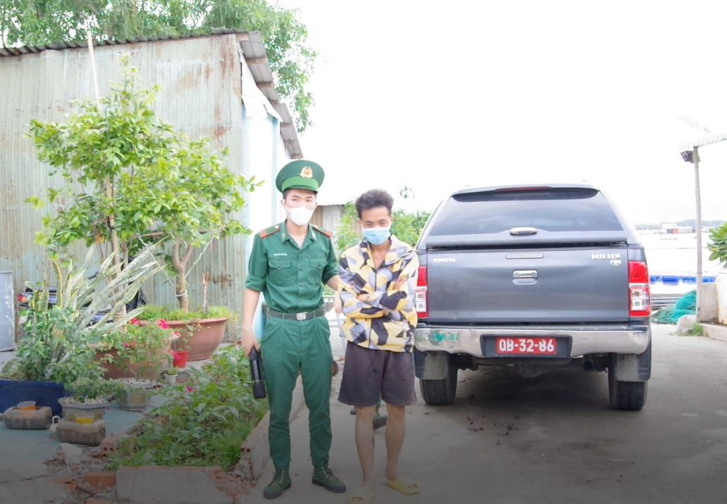 Đối tượng Phạm Sỹ Trung bị bắt giữ ngày 11/6/2021