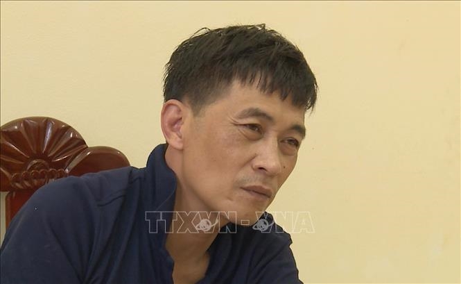 Đối tượng Phạm Văn Yên bị bắt chuyên án 521Y. Ảnh: TTXVN phát