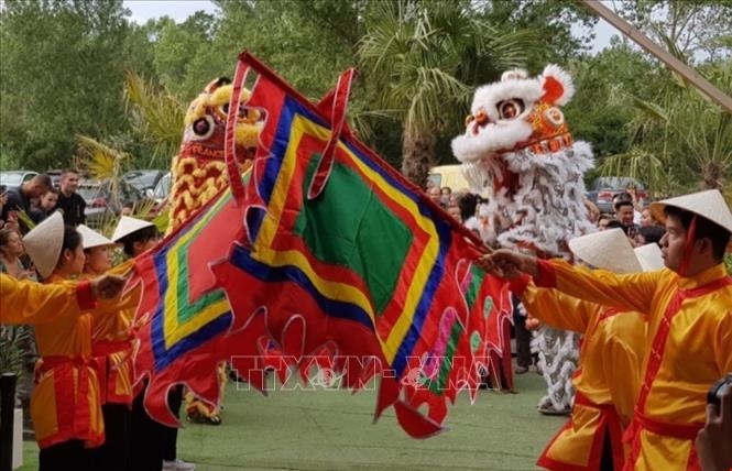 Điệu múa lân khai mạc Festival văn hóa Việt Nam lần thứ nhất tại Lyon, Pháp. Ảnh tư liệu: Linh Hương/TTXVN