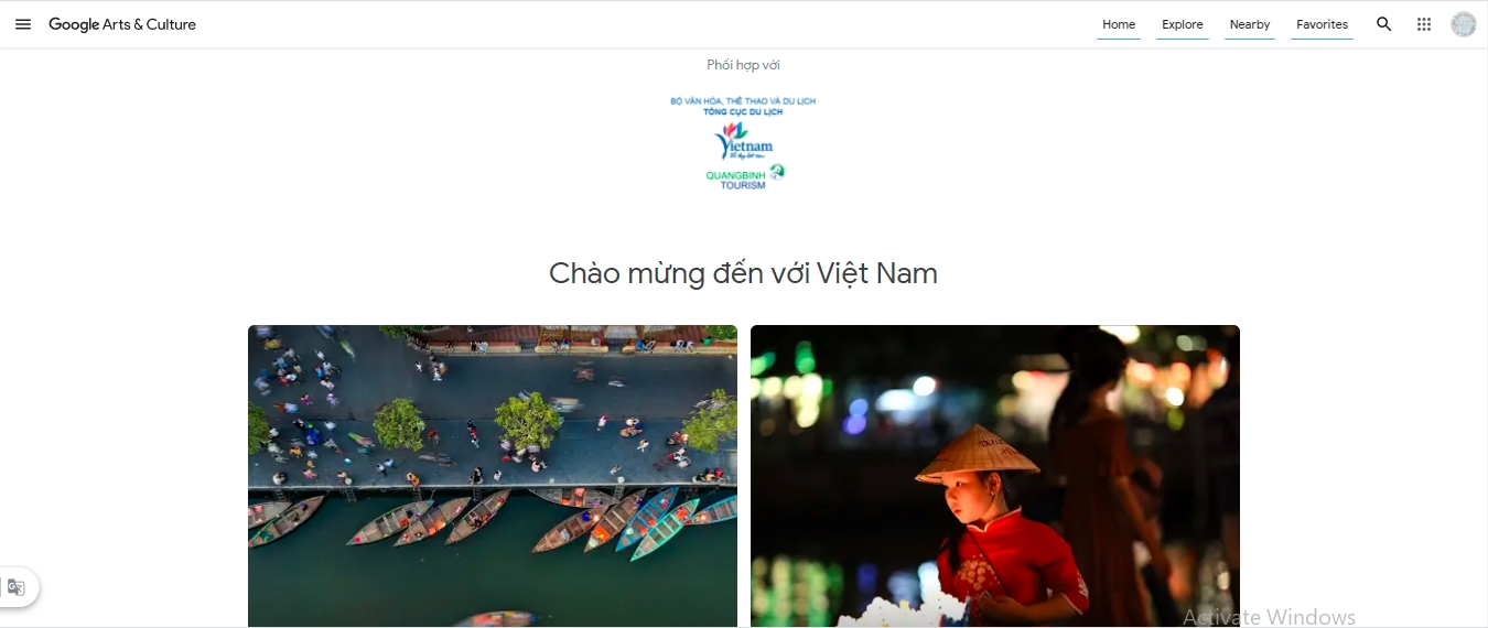 Triển lãm online về văn hoá Việt Nam trên nền tảng Google Art & Cultural