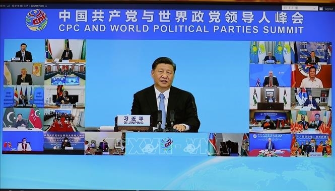 Hội nghị thượng đỉnh trực tuyến giữa Đảng Cộng sản Trung Quốc với các chính đảng trên thế giới. Hội nghị có chủ đề “Vì lợi ích của nhân dân, trách nhiệm của chính đảng” 