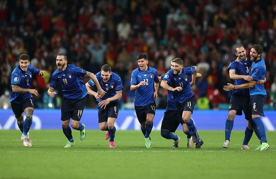 Italy là đại diện đầu tiên của trận chung kết EURO 2020. Ảnh: DM