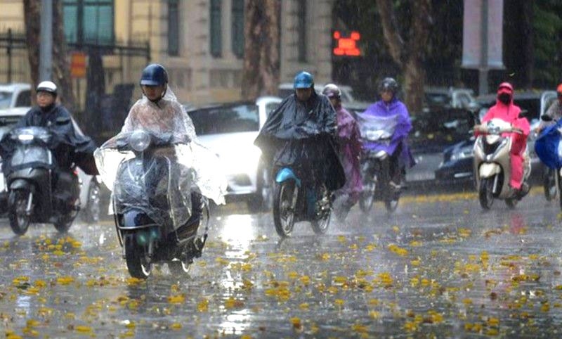 Hôm nay, khu vực Hà Nội ngày có mưa to đến rất to và dông. (Ảnh minh họa)