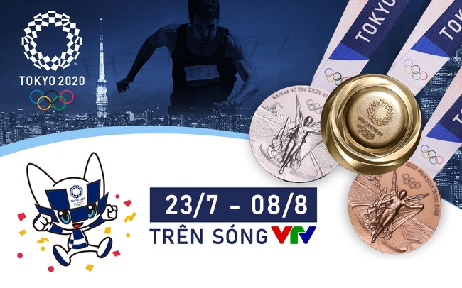 Olympic Tokyo 2020 - 23/7 đến 8/8 trên VTV