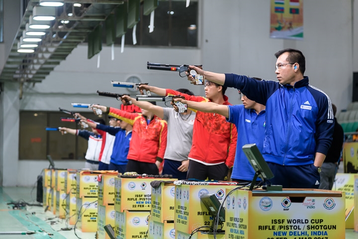 Hoàng Xuân Vinh hiện đang là nhà đương kim vô địch Olympic ở nội dung 10m súng ngắn hơi nam. Ảnh: ISSF