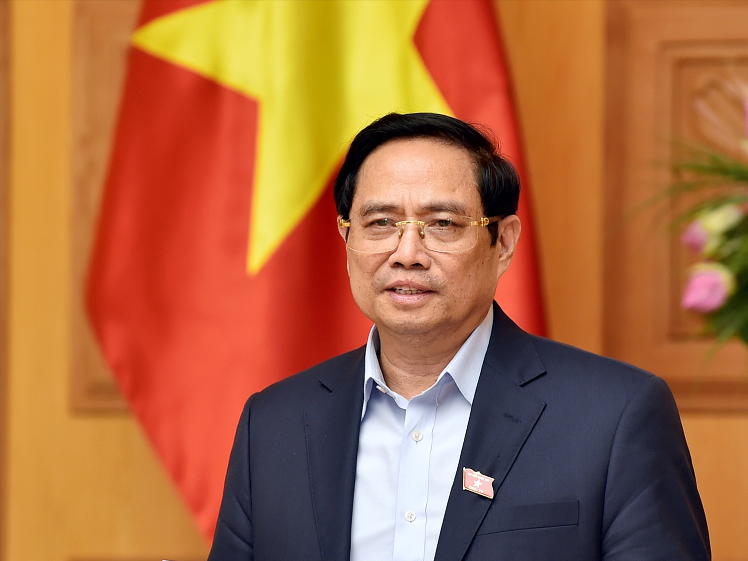 Thủ tướng Phạm Minh Chính nhấn mạnh, chúng ta coi trọng, nâng niu, quan tâm trong điều kiện tốt nhất có thể với các mẹ Việt Nam anh hùng, các Anh hùng lực lượng vũ trang nhân dân, người có công, các gia đình liệt sĩ, thương binh - Ảnh: VGP/Nhật Bắc