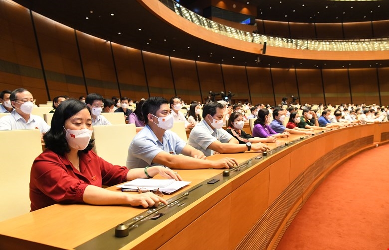  Quốc hội biểu quyết về việc thay đổi nội dung Chương trình kỳ họp