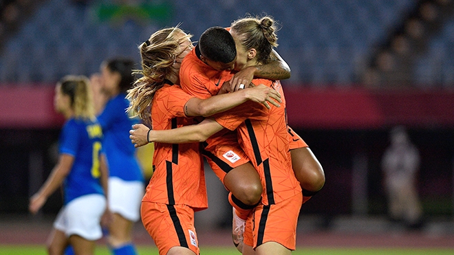 Hà Lan và Brazil ở lượt trận thứ 2 đã tạo nên trận cầu đáng xem nhất Olympic