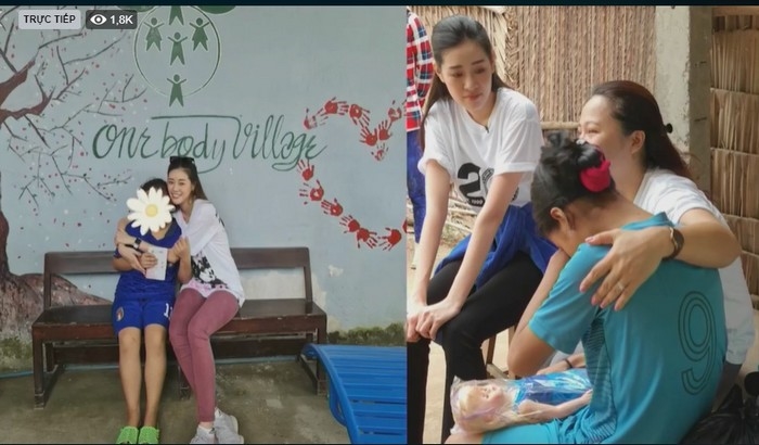 Hoa hậu Khánh Vân chia sẻ về những việc cô tham gia để hỗ trợ, giúp đỡ nạn nhân bị xâm hại, bạo hành. Ảnh: HLHPNVN