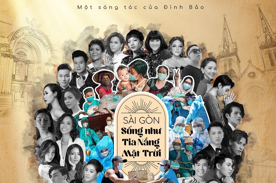 Hơn 20 nghệ sĩ Việt đã góp mặt và hòa giọng trong MV Sống như tia nắng mặt trời