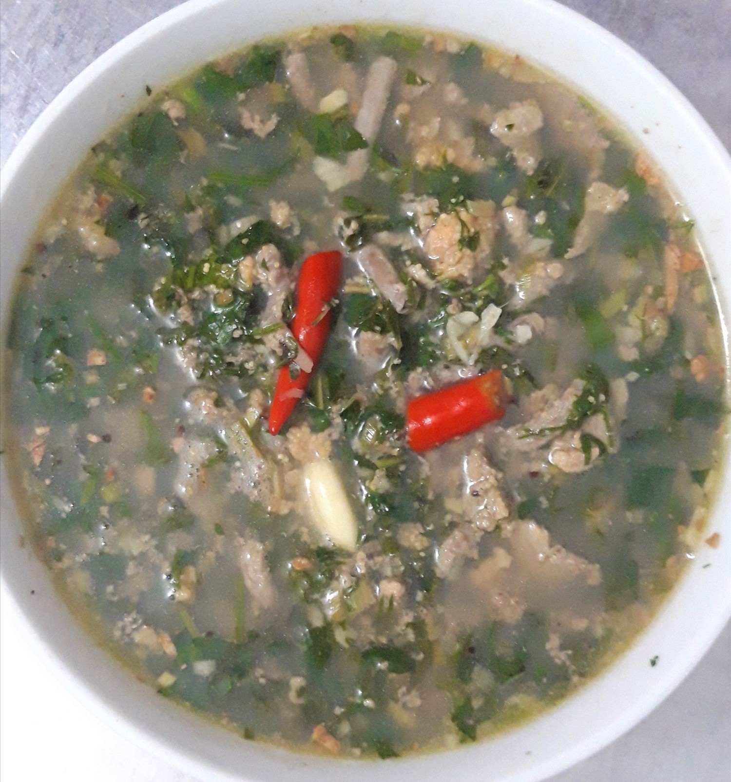 Món lòng cá nấu đắng của người Thái